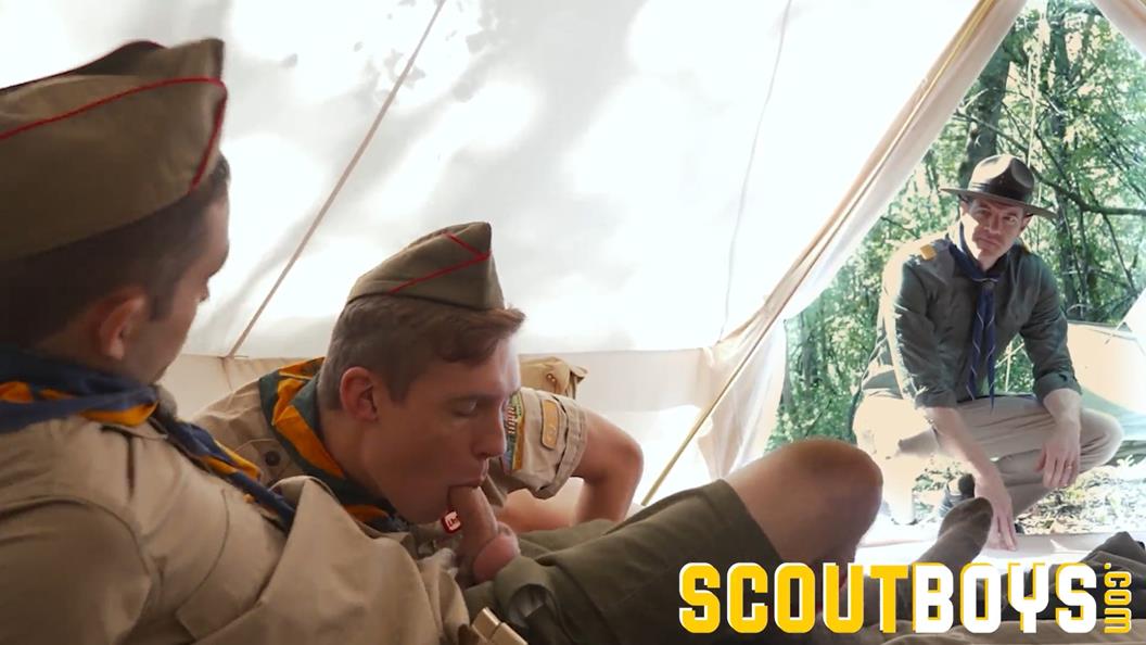 Caught By Their Scoutmaster and Fucked RAW