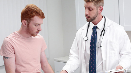 Shy Redhead Patient Needs Libido Boost Treatment With Hunk Doctor