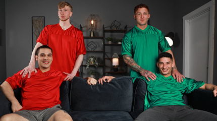 Buddies from high school who now go to two neighboring colleges