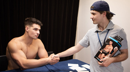 Giving him the full pornstar experience