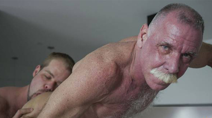 Grey Hair Daddy Loves Muscled Hunks